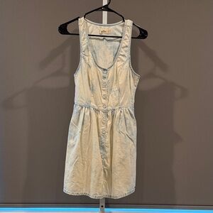 Hollister Pale Blue Denim Tank Dress